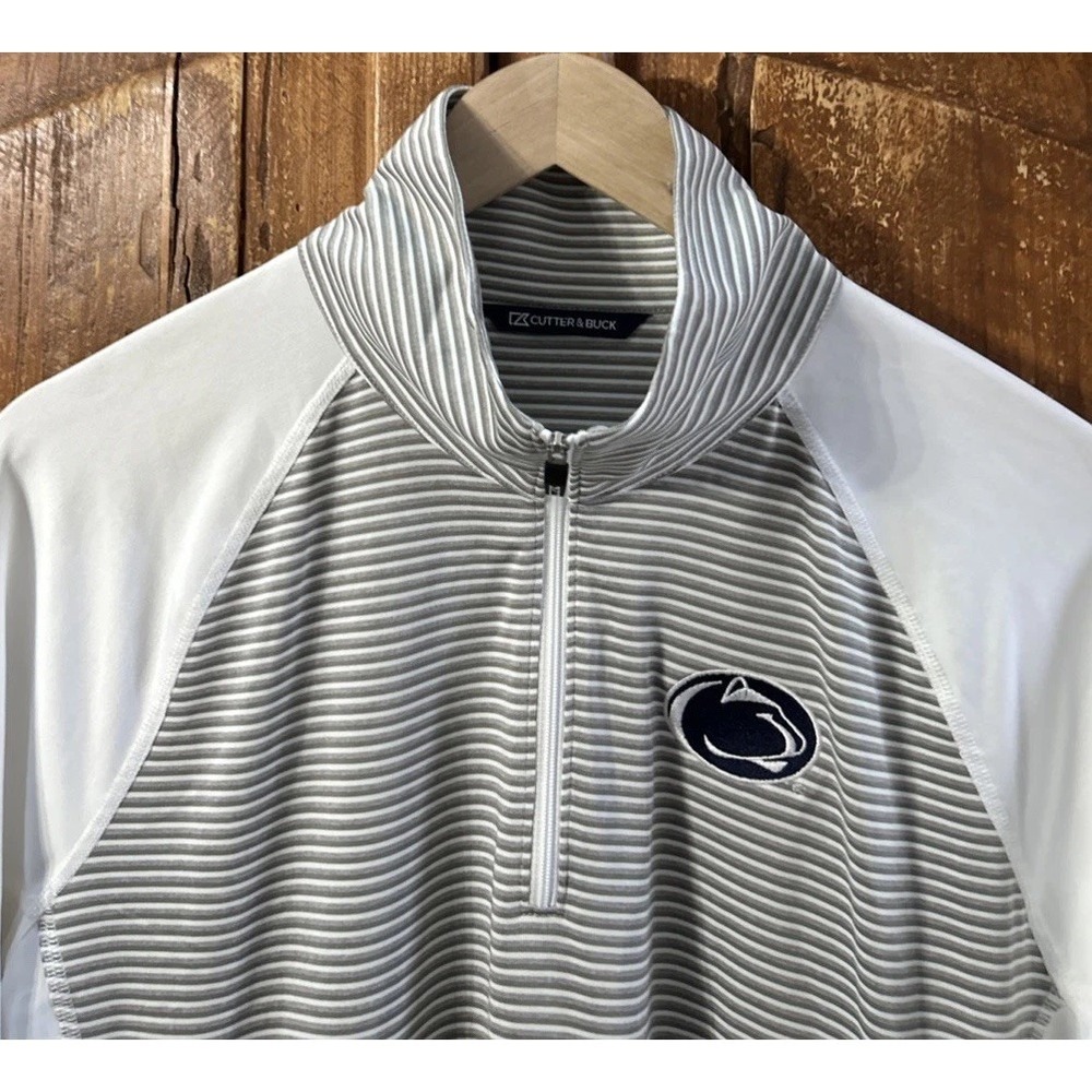 Women's Cutter & Buck Penn State 1/4 Zip Pullover Sz Large NO Flaws